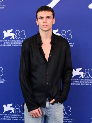 IPA88434336 - Venice International Film Festival 2026 - Day 11. Photocall for the film Dio Ride. Pictured: Francesco Ghegi  Copyright: xAlbertoxTerenghix xPoolxPhotoxEventsx08x IPA88434336