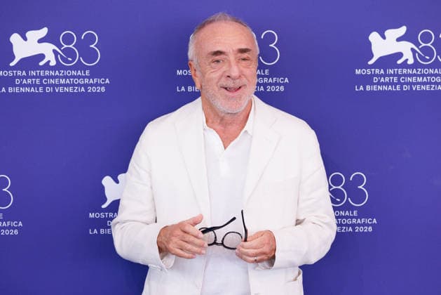 News - Dio Ride (God Laughs) Photocall - The 83rd Venice International Film Festival Silvio Orlando (watch detail) attends the Dio Ride (God Laughs) Photocall during the 83rd Venice International Film Festival at Palazzo del Casino on September 12, 2026 in Venice, Italy. Photo: Cinzia Camela. Lido di Venezia Palazzo del Casino Italy Copyright: xCinziaxCamelax xLiveMediax LPN_2667961