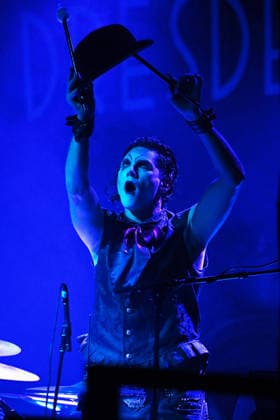 The Dresden Dolls performing at Electric Brixton in London LONDON, ENGLAND - SEPTEMBER 11: Brian Viglione of ˜The Dresden Dolls™ performing at Electric Brixton on September 11, 2026 in London, England. CAP MAR MAR Great Britain UK Copyright: xMartinxHarris CapitalxPicturesx