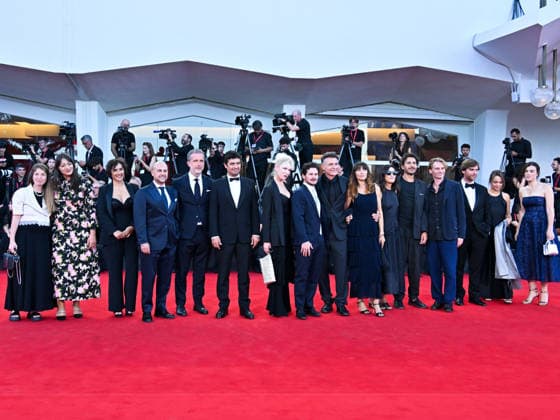 IPA88447412 - Venice, 83rd Venice International Film Festival 2026 - Night 11 - Closing Ceremony Red Carpet. Pictured: Damiano Femfert, Tommaso Landucci, and Riccardo Scamarcio  Copyright: xRiccardoxScamarciox xPoolxPhotoxEventsx08x IPA88447412