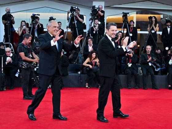IPA88447453 - Venice, 83rd Venice International Film Festival 2026 - Night 11 - Closing Ceremony Red Carpet. Pictured: Pietrangelo Buffafuoco and Alberto Barbera  Copyright: xPietrangeloxBuffafuocoxAlbertoxBx xPoolxPhotoxEventsx08x IPA88447453