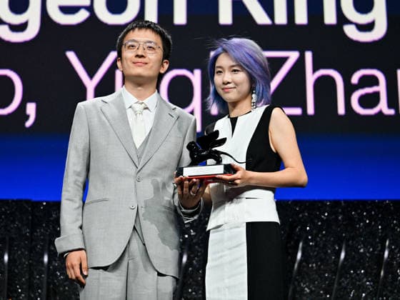 IPA88447715 - Venice, 83rd Venice International Film Festival 2026 - Night 11 - Closing Ceremony. Awards Ceremony. Pictured: Shixin Tao, Yuqi Zhang  Copyright: xManuelexMangiarottix xPoolxPhotoxEventsx08x IPA88447715