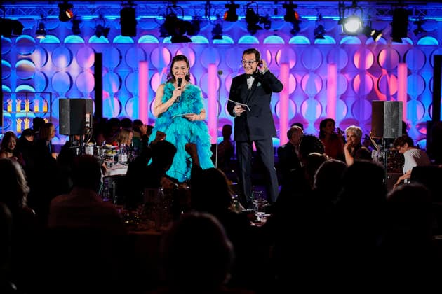 Deutscher Schauspielpreis 2026 Hans Werner Meyer, Nadine Heidenreich, Bühne Show 15 Jahre Deutscher Schauspielpreis und 20 Jahre BFFS, Pullman Berlin Schweizerhof, Datum: 11.09.2026 Copyright: xEventpressx