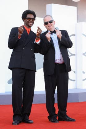 Venice 2026 Closing Ceremony NB Akinola Davies Jr. and Ted Hope attending the Closing Ceremony Red carpet as part of the 83th Venice International Film Festival at the Lido in Venice, Italy on September 12, 2026. Photo by Nasser Berzane ABACAPRESS.COM Venice Italy  Copyright: xBerzanexNasser ABACAx