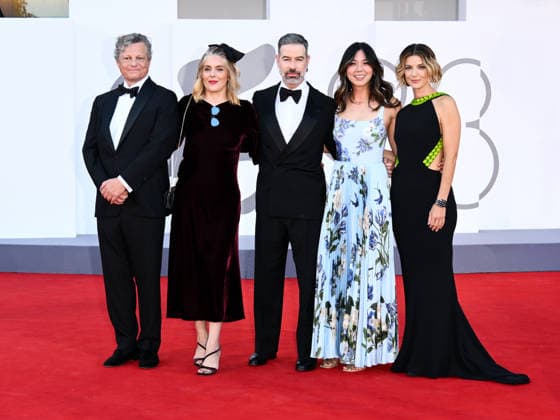 IPA88450631 - Venice, 83rd Venice International Film Festival 2026 - Night 11 - Closing Night Red Carpet. Pictured: Peter Becker, ValÃ rie Donzelli, David Pablos, Elizabeth Lo, and Barbara Ronchi  Copyright: xAlbertoxTerenghi PoolxPhotoxEvenx xPoolxPhotoxEventsx08x IPA88450631