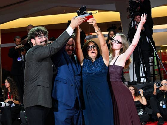 IPA88453397 - Venice, 83rd Venice International Film Festival 2026 - Night 11 - Closing Ceremony. Pictured: Rory Mitchell, Dr. Anna Maria Nonny de la Pena  Copyright: xManuelexMangiarottix xPoolxPhotoxEventsx08x IPA88453397