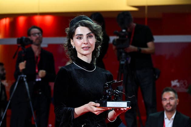 IPA88453425 - Venice, 83rd Venice International Film Festival 2026 - Night 11 - Closing Ceremony. Pictured: Laleh Marzban  Copyright: xManuelexMangiarottix xPoolxPhotoxEventsx08x IPA88453425