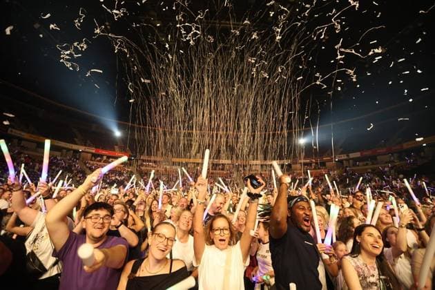 Jubiläumskonzert 30 jahre Centro mit Clock Clock ** NUR FÜR REDAKTIONELLE ZWECKE ** EDITORIAL USE ONLY **<p>ClockClock Konzert in der Arena in Oberhausen am Samstag, den 12. September 2026 - Jubiläumskonzert 30 Jahre Centro Oberhausen Deutschland NRW Oberhausen Copyright: KerstinxBögeholz