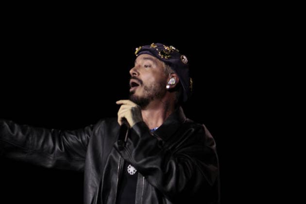 RIO DE JANEIRO, RJ - 12.09.2026: ROCK IN RIO 2026 - J Balvin performed on the Palco Mundo stage, this Saturday (12), at Rock in Rio 2026. x3015148x  CarlosxEliasxJunior