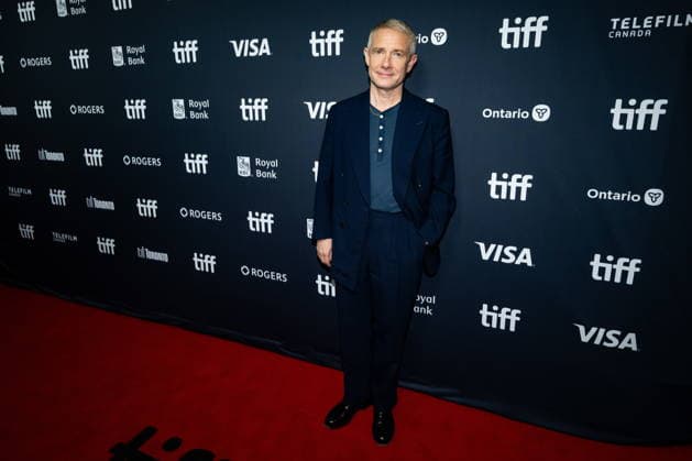 September 12, 2026, Toronto, On, Canada: Martin Freeman poses for a photograph on the red carpet for The Surgeon at the Toronto International Film Festival, in Toronto on Saturday, Sept. 12, 2026. Toronto Canada  - ZUMAc35_ 20260912_zaf_c35_226 Copyright: xArlynxMcadoreyx