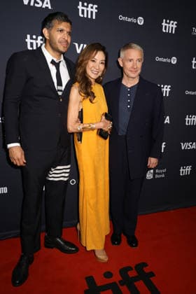 51st Toronto International Film Festival Saturday, September 12, 51st Toronto International Film Festival Red carpet for the film The Surgeon Director Roshan Sethi, Michelle Yeoh, and Martin Freeman 459634 September 12, 2026 Toronto, Canada  Copyright: xIsabellexVautierx xStarfacex STAR_459634_019