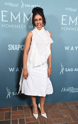 The Hollywood Reporter and SAG-AFTRA™s Emmy Nominees Night Shabana Azeez arriving at The Hollywood Reporter and SAG-AFTRA™s 6th Annual Emmy Nominees Night at the Chateau Marmont on September 12, 2026 in West Hollywood, California. West Hollywood Chateau Marmont California USA Copyright: xTammiexArroyo AFF-USA.comx