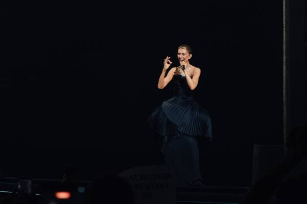 Celine Dion, wearing a Boucheron outfit and jewelry, during her first concert at the Plénitude Arena in Paris La Défense on September 12, 2026 Celine Dion, wearing a Boucheron outfit and jewelry, during her first concert at the Plénitude Arena in Paris La Défense on September 12, 2026, Paris La Défense, France  Copyright: xAgencex xBestimagexAgencex xBestimagex