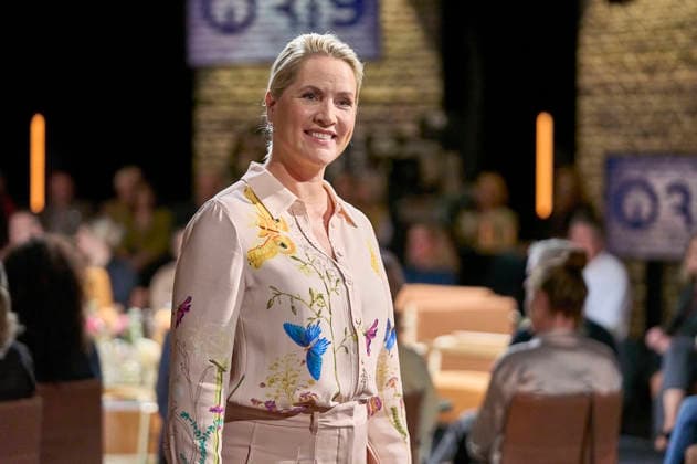 Judith Rakers bei der Aufzeichnung der RB Talkshow 3nach9 im Radio Bremen-Studio. Bremen, 11.09.2026