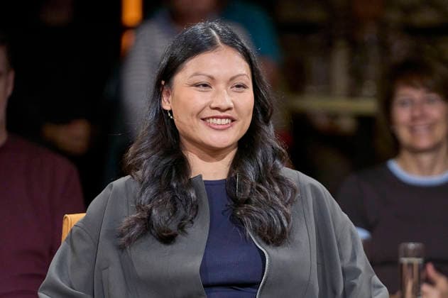 Linh Tran bei der Aufzeichnung der RB Talkshow 3nach9 im Radio Bremen-Studio. Bremen, 11.09.2026
