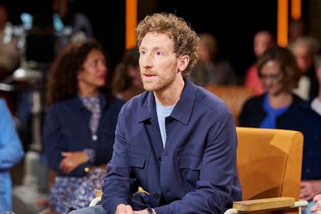 Louis Klamroth bei der Aufzeichnung der RB Talkshow 3nach9 im Radio Bremen-Studio. Bremen, 11.09.2026