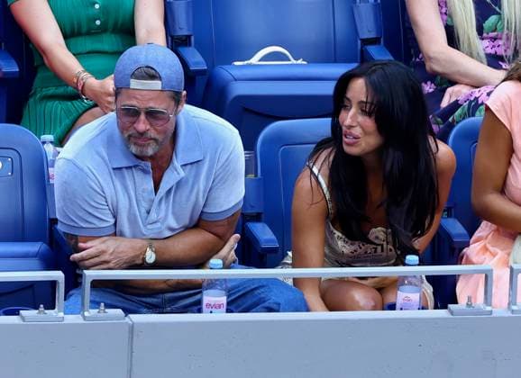 US Open - Brad Pitt and girlfriend Ines de Ramon In The Stands - New York Brad Pitt and girlfriend Ines de Ramon attend the Women s Final at the US Open in New York on September 12, 2026. Photo by Dylan Travis ABACAPRESS.COM New York NY United States  Copyright: xDylanxTravis ABACAx