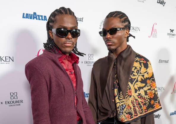 September 11, 2026, New York, New York, USA: CARLSEN ATANGA and CURTIS ATANGA attend the Daily Front Row 13th annual Fashion Media Awards at the Rainbow Room in New York. 11 September 2026 New York USA  - ZUMAa265 20260911_zep_a265_091 Copyright: xEricxAcquayex