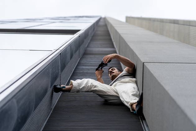 Alexis Landot Climbed Varso Tower In Warsaw On September 13, 2026 French urban climber Alexis Landot begins climbing Varso Tower in Warsaw, Poland, on September 13, 2026. Warsaw Poland  Copyright: xMarekxAntonixIwaÅ czukx originalFilename: 1083158548st.jpg