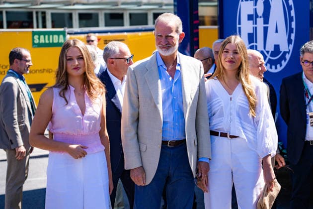 Royals at Spanish Grand Prix - Madrid King Felipe VI (ESP) of the Spanish Royal Family Princess Leonor (ESP) of the Spanish Royal Family and Infanta Sofía (ESP) of the Spanish Royal Family on Sunday race day during the 2026 Formula 1 TAG Heuer Spanish Grand Prix at MADRING in Madrid, Spain, on September 13, 2026. Photo by Antoine LAPEYRE Reveries Agency ABACAPRESS.COM Madrid Spain  Copyright: xAntoinexLapeyre ReveriesxAgency ABACAx