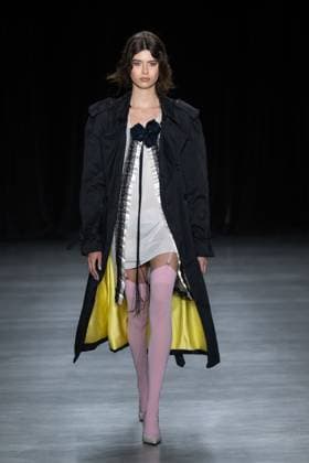 September 11, 2026, New York, New York, United States: A model walks the runway.Models walk the runway at the Christian Cowan fashion show during New York Fashion Week at The Glasshouse on September 11, 2026 in New York City. New York United States  - ZUMAs197 20260911_aaa_s197_1007 Copyright: xRonxAdarx
