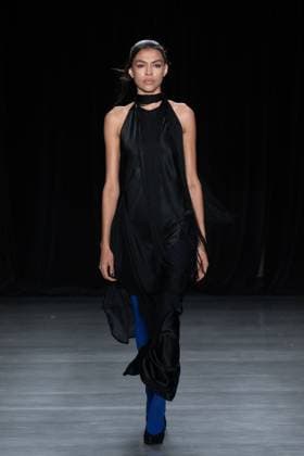 September 11, 2026, New York, New York, United States: A model walks the runway.Models walk the runway at the Christian Cowan fashion show during New York Fashion Week at The Glasshouse on September 11, 2026 in New York City. New York United States  - ZUMAs197 20260911_aaa_s197_1052 Copyright: xRonxAdarx