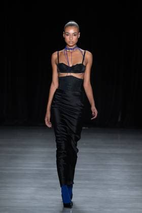 September 11, 2026, New York, New York, United States: A model walks the runway.Models walk the runway at the Christian Cowan fashion show during New York Fashion Week at The Glasshouse on September 11, 2026 in New York City. New York United States  - ZUMAs197 20260911_aaa_s197_1055 Copyright: xRonxAdarx