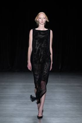 September 11, 2026, New York, New York, United States: A model walks the runway.Models walk the runway at the Christian Cowan fashion show during New York Fashion Week at The Glasshouse on September 11, 2026 in New York City. New York United States  - ZUMAs197 20260911_aaa_s197_1061 Copyright: xRonxAdarx