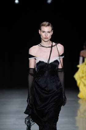 September 11, 2026, New York, New York, United States: A model walks the runway.Models walk the runway at the Christian Cowan fashion show during New York Fashion Week at The Glasshouse on September 11, 2026 in New York City. New York United States  - ZUMAs197 20260911_aaa_s197_1071 Copyright: xRonxAdarx