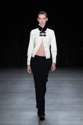 September 11, 2026, New York, New York, United States: A model walks the runway.Models walk the runway at the Christian Cowan fashion show during New York Fashion Week at The Glasshouse on September 11, 2026 in New York City. New York United States  - ZUMAs197 20260911_aaa_s197_1064 Copyright: xRonxAdarx