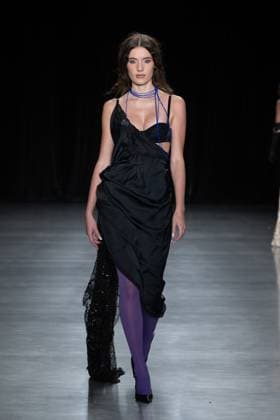 September 11, 2026, New York, New York, United States: A model walks the runway.Models walk the runway at the Christian Cowan fashion show during New York Fashion Week at The Glasshouse on September 11, 2026 in New York City. New York United States  - ZUMAs197 20260911_aaa_s197_1065 Copyright: xRonxAdarx