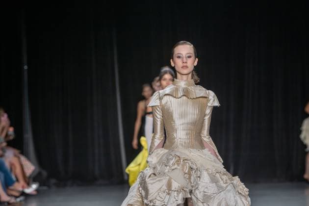 September 11, 2026, New York, New York, United States: Models walk the runway finale.Models walk the runway at the Christian Cowan fashion show during New York Fashion Week at The Glasshouse on September 11, 2026 in New York City. New York United States  - ZUMAs197 20260911_aaa_s197_1087 Copyright: xRonxAdarx