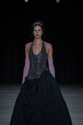 September 11, 2026, New York, New York, United States: A model walks the runway.Models walk the runway at the Christian Cowan fashion show during New York Fashion Week at The Glasshouse on September 11, 2026 in New York City. New York United States  - ZUMAs197 20260911_aaa_s197_1092 Copyright: xRonxAdarx