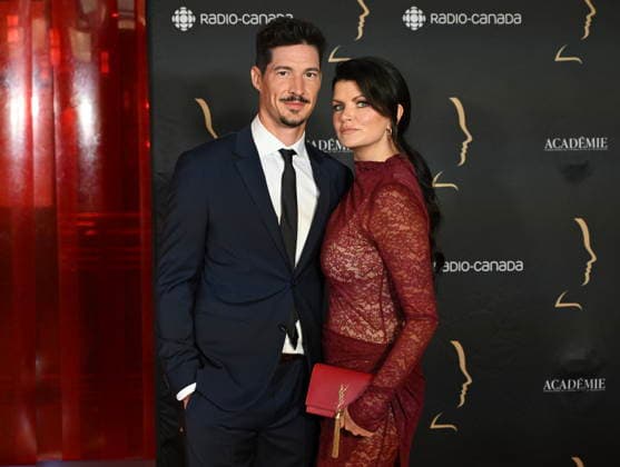 September 13, 2026, Montreal, Pq, CANADA: Eric Bruneau Kim Levesque-Lizott pose as they arrive at the Gala Gemeaux awards ceremony in Montreal, on Sunday, Sept. 13, 2026. Montreal CANADA  - ZUMAc35_ 20260913_zaf_c35_148 Copyright: xGrahamxHughesx