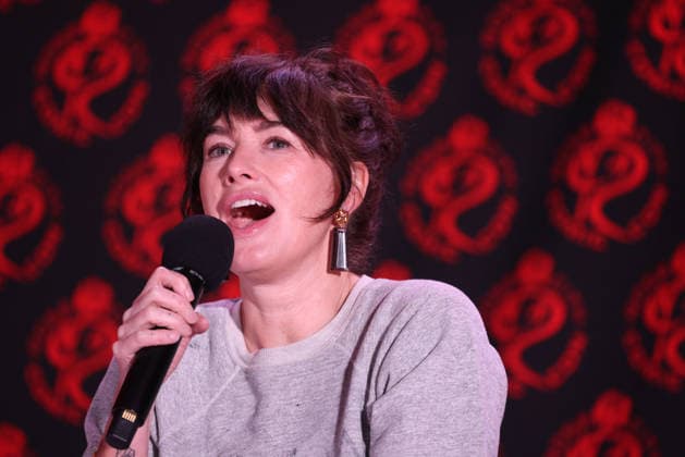 September 13, 2026, Portland, Oregon, USA: Actress LENA HEADEY speaks at the 2026 Rose City Comic Con at the Oregon Convention Center in Portland. Portland USA - ZUMAg247 20260913_znp_g247_016 Copyright: xGagexSkidmorex