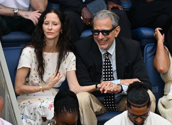 FLUSHING NY- SEPTEMBER 13: JJeff Goldblum is seen watching Alexander Zverev Vs Ben Shelton at the finals in Arthur Ashe Stadium during The 2026 US Open at the USTA Billie Jean King National Tennis Center on September 13, 2026 in Flushing Queens. Copyright: xmpi04x
