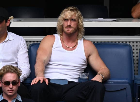 FLUSHING NY- SEPTEMBER 13: Logan Paul seen watching Alexander Zverev Vs Ben Shelton at the finals in Arthur Ashe Stadium during The 2026 US Open at the USTA Billie Jean King National Tennis Center on September 13, 2026 in Flushing Queens. Copyright: xmpi04x