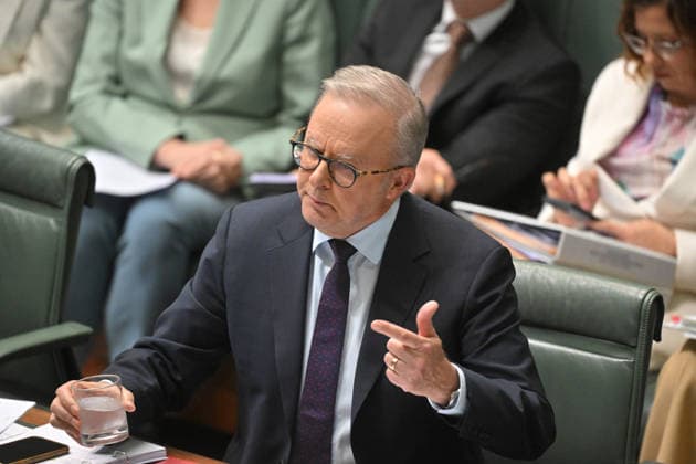 QUESTION TIME, Prime Minister Anthony Albanese during Question Time in the House of Representatives at Parliament House in Canberra, Monday, September 14, 2026. ( NO ARCHIVING CANBERRA AUSTRALIAN CAPITAL TERRITORY AUSTRALIA  Copyright: xMICKxTSIKASx 20260914110081134217