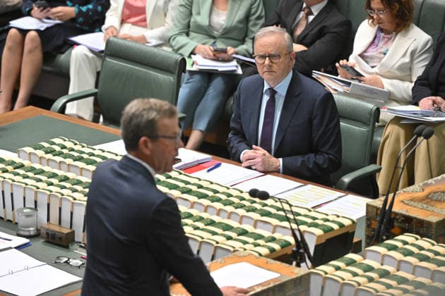 QUESTION TIME, Shadow Minister for Energy Dan Tehan and Prime Minister Anthony Albanese during Question Time in the House of Representatives at Parliament House in Canberra, Monday, September 14, 2026. ( NO ARCHIVING CANBERRA AUSTRALIAN CAPITAL TERRITORY AUSTRALIA  Copyright: xMICKxTSIKASx 20260914154884083970