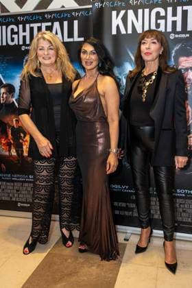 Knightfall London Premiere - VIP Arrivals London Premiere of Knightfall at Cine Lumiere on September 13, 2026 in London, England. 13 Sep 2026 Pictured: Jeanine Nerissa Sothcott, Carole Ashby, Alison Papworth.  Copyright: xThexMegaxAgencyxrbpxMEGAx