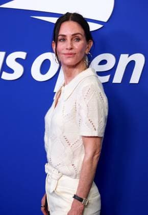 US Open - Celebs Arrive At The Men s Final Courtney Cox arrives at the Men s Final during the US Open in New York, NY on September 13, 2026. Photo by Charles Guerin ABACAPRESS.COM New York city NY United Arab Emirates  Copyright: xGuerinxCharles ABACAx