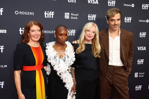 Susanna White, Cynthia Erivo, Suzie Miller, Daniel Ings at arrivals for PRIMA FACIE Premiere at the Toronto International Film Festival (TIFF) 2026, Roy Thomson Hall, Toronto, ON, September 13, 2026. Photo By: JA Everett Collection PRIMA FACIE Premiere at the Toronto International Film Festival (TIFF) 2026 PUBLICATIONXNOTxINxCANxCHNxFRAxITAxJPNxNORxPOLxRUSxESPxUKxUSA