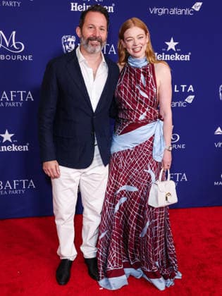 2026 BAFTA TV Tea Party BEVERLY HILLS, LOS ANGELES, CALIFORNIA, USA - SEPTEMBER 13: Dave Lawson and Sarah Snook wearing Altuzarra FW26 RTW arrive at the 2026 BAFTA (British Academy of Film and Television Arts) TV Tea Party presented by Delta Air Lines and Virgin Atlantic and sponsored by Maison Perrier held at The Maybourne Beverly Hills on September 13, 2026 in Beverly Hills, Los Angeles, California, United States. Beverly Hills The Maybourne Beverly Hills California United States Copyright: xXavierxCollin ImagexPressxAgencyx