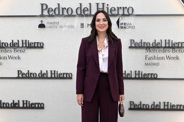 The Pedro del Hierro fashion house presents its Hamani collection at Mercedes-Benz Fashion Week Madrid. Tamara Falcó poses at a photocall during the presentation of the Hamani collection by the Pedro del Hierro fashion house on September 14, 2026, in Madrid, Spain. The collection takes its inspiration from the Japanese tradition of contemplating the cherry blossoms, celebrating fleeting beauty, digital disconnection, and time as a true luxury. CELEBRITIES PHOTOCALL FASHION FASHION WEEK RUNWAY CIBELES José Madrid Madrid, Spain  Copyright: xJosÃ xOlivax 7773741