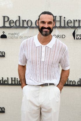The Pedro del Hierro fashion house presents its Hamani collection at Mercedes-Benz Fashion Week Madrid. Iván Sánchez poses at a photocall during the presentation of the Hamani collection by Pedro del Hierro on September 14, 2026, in Madrid, Spain. The collection takes its inspiration from the Japanese tradition of contemplating cherry blossoms, celebrating fleeting beauty, digital disconnection, and time as a true luxury. CELEBRITIES PHOTOCALL FASHION FASHION WEEK RUNWAY CIBELES José Madrid Madrid, Spain  Copyright: xJosÃ xOlivax 7773802