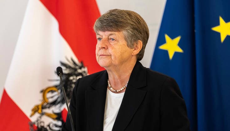 2026-09-14-Pressekonferenz Studienpräsentation Aufsichtsratsvorsitzende Brigitte Ederer (ÖBB-Holding) am 14. September 2026 bei der Pressekonferenz zur Präsentation der Ergebnisse der neuen FORBA-Studie Frauen in Aufsichtsräten im Palais Dietrichstein in Wien, Wien, Österreich.