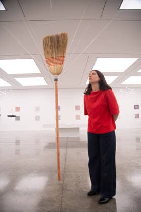 Gabriel Orozco s Chronotopic Exhibition Photocall at White Cube Bermondsey, London, UK Staff members view The Weight Of The Sun (2003) by Gabriel Orozco at a photocall for artist Gabriel Orozco s solo exhibition Chronotopic at White Cube Bermondsey, London, England, UK on Monday 14 September, 2026., Credit:Justin Ng Avalon UK, England, London, White Cube Bermondsey  Copyright: xJustinxNgx xAvalonx 1134492471