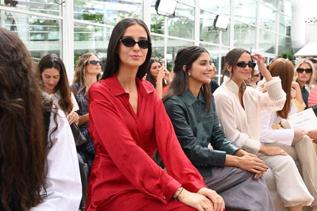 Simorra Fashion Show at Mercedes-Benz Fashion Week Madrid: Victoria Federica, María García de Jaime, and Marta Pombo during the Simorra fashion show at Mercedes-Benz Fashion Week Madrid on September 14, 2026, in Madrid, Spain. CELEBRITIES SIMORRA FASHION SHOW FASHION José Madrid Madrid Spain  Copyright: xJosÃ xOlivax 7774492