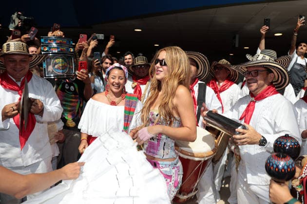 Shakira arrives in Madrid to kick off her 12-concert run. Singer Shakira upon her arrival at Adolfo Suárez Madrid-Barajas Airport on September 14, 2026, in Madrid, Spain. The Colombian artist arrives in Madrid to begin a nearly one-month run with 12 concerts scheduled at the Shakira Stadium, built at the Iberdrola Music Park in Villaverde, a venue with a capacity for more than 50,000 people. The concerts in Madrid are the only European stop on her Las Mujeres Ya no Lloran World Tour. Macondo Park has also been built around the stadium, a temporary city covering 150,000 square meters that will be open from 12:00 p.m. to midnight CELEBRITIES AIRPORT CONCERTS SHAKIRA TOUR José Ramó Madrid Madrid, Spain  Copyright: xJosÃ xRamonxHernandox 7774558