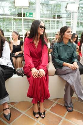 Victoria Federica at the front row of Firma collection during Pasarela Cibeles Mercedes-Benz Fashion Week Madrid 2065 in Madrid, on Monday , 14 September 2026. Cordon Press 